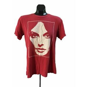 Sharon Tate Graphic Tee Women’s M Bella Canvas Red Minimalist Portrait
